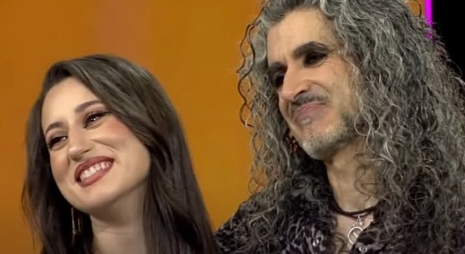 Natalia Rivera e José Carballido, recanteiros finalistas en 'Luar'.