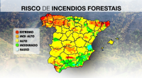 Investigado un veciño de Xinzo por un incendio forestal por unha queima