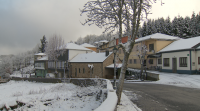 Ao ano comeza con fortes nevaradas na montaña de Ourense