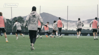 Derradeiro adestramento do Celta na Madroa