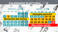 Calendario electoral das eleccións xerais: a campaña coincide coa Semana Santa