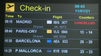 Cancelados os voos desta mañá entre Madrid e Galicia