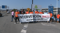 Nova protesta dos traballadores de Alu Ibérica