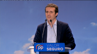 Casado afirma que o PP é a "estabilidade" e os socialistas de Sánchez, a "inseguridade"