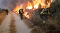 Extinguido o incendio de Rubiais, en Viana do Bolo