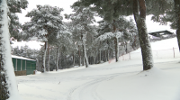 Frío e neve na zona de montaña de Ourense