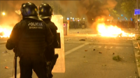 Uns 150 axentes antidisturbios galegos partirán de novo cara a Barcelona