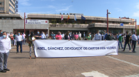 Protesta dos alcaldes galegos do PP en contra da transferencia dos remanentes