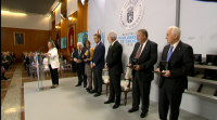 Homenaxe do Parlamento aos galegos emigrantes na entrega das súas medallas