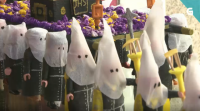 Un escolar recrea con figuras de xoguete as procesións de Semana Santa de Pontevedra