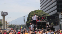Guaidó chama a unha folga xeral nunha xornada de tensión nas rúas de Caracas