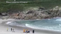 Morre un home afogado nunha praia de Burela