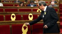 A Fiscalía cuestiona a competencia da Xunta Electoral para quitar o escano a Torra