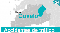 Un morto e sete feridos nunha colisión frontal entre dous turismos en Covelo