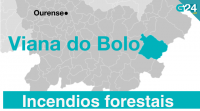 Controlado o incendio de Pradorramisquedo, en Viana do Bolo, que afectou 200 hectáreas