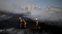 Estabilizado un incendio en San Pedro de Visma, na Coruña, tras queimar 1,5 hectáreas