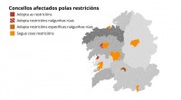 Sanidade impón restricións en Vilagarcía e no Milladoiro e amplíaas en Ourense cidade