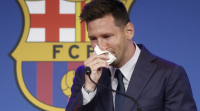 Messi despídese desconsolado do Barcelona