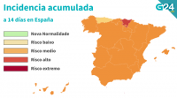 O País Vasco é a única comunidade en risco alto de transmisión da covid−19