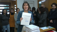 Ana Pontón entrega no BNG os avais para poder ser candidata á Xunta