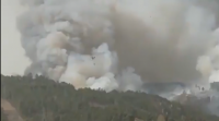 Un incendio forestal en Monforte de Lemos calcina xa máis de 20 hectáreas