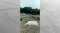 Multas de ata 200 euros en Cangas por reservar sitio nas praias