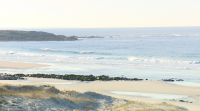 Sete quilómetros de praia fan da de Carnota o areal máis grande de Galicia