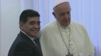 O Papa lembra a Maradona con afecto