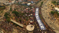 Multitudinarias protestas no Brasil contra os recortes en educación