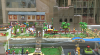 Unha mostra en Santiago recrea o Camiño con figuras dos Playmobil