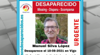 Buscan un home en Vigo de 63 anos desaparecido desde o mércores