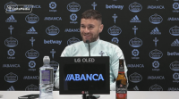 Javi Galán perfila o obxectivo do Celta: "Se podemos soñar con Europa, moito mellor"