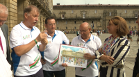 Tres ciclistas peregrinan dende Alacante para animar á doar órganos