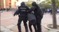Fontes policiais sinalan os dous detidos do contorno de Podemos como instigadores dos disturbios en Vallecas