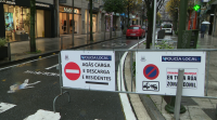 Os comerciantes rexeitan a peonalización de varias rúas comerciais en Santiago