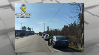 A Garda Civil intercepta un condutor en Vigo que circulaba a 193 km/h nun tramo de 80