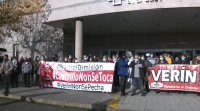 Protestan en Verín contra o expediente contra un xinecólogo que defendera a permanencia do paridoiro