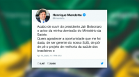 Bolsonaro destitúe o ministro de Saúde para acabar coas corentenas no Brasil