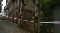 Cae outra casa en ruínas en Betanzos e os veciños denuncian o risco para os viandantes