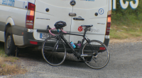 Sae ferido un ciclista en Lugo despois de que unha furgoneta betese con el