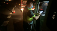 Interceptan un camioneiro que quintuplicaba a taxa de alcol permitida en Ponteareas