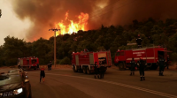 Os incendios non dan tregua en Grecia