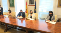 Goberno, Xunta e Concello asinan o convenio para a construción da intermodal da Coruña