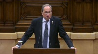 O 'Parlament' catalán decide hoxe se lle retira a acta a Torra