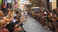 Carreira de tacóns en Madrid para celebrar as festas do Orgullo