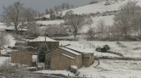Frío e neve na provincia de Ourense, con temperaturas de ata -6 graos
