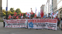 Traballadores de subcontratas de R mobilízanse contra os plans da empresa de prescindir dos seus servizos