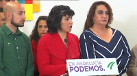 Teresa Rodríguez deixa a dirección de Podemos Andalucía polo pacto de goberno co PSOE