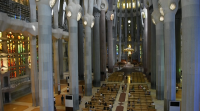 A Sagrada Familia de Barcelona reabre ao público tras sete meses pechada pola pandemia