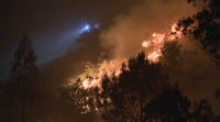 Salvaterra de Miño e Folgoso do Courel en alerta por senllos incendios forestais que xa suman máis de trescentas hectáreas queimadas
